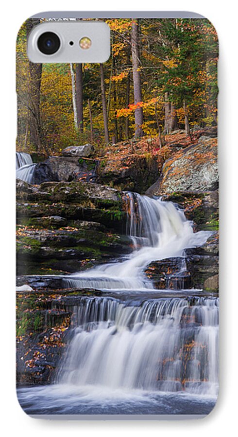 George W. Childs Park iPhone 7 Case featuring the photograph Factory Falls 2 by Mark Papke