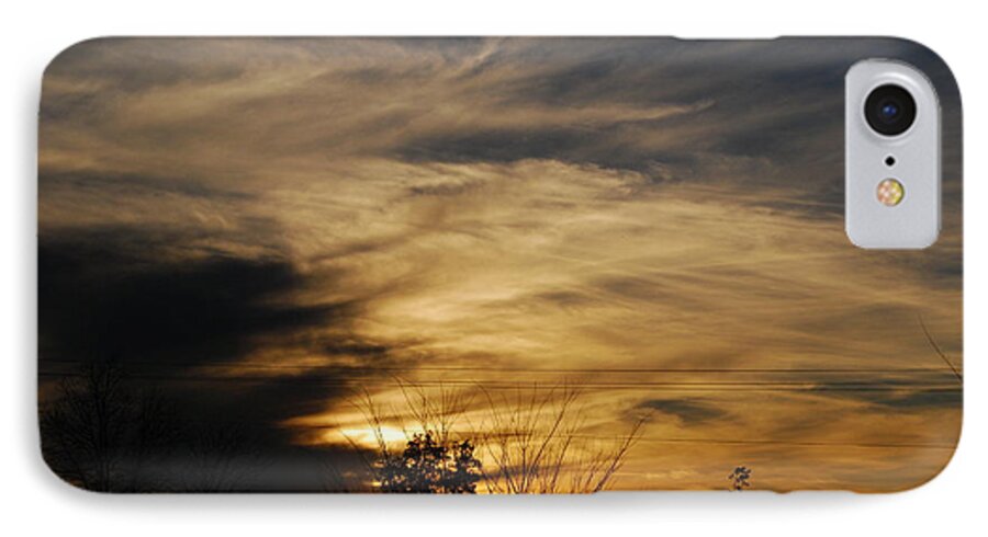 Sunset iPhone 7 Case featuring the photograph Fantastic Sunet by Wanda Jesfield