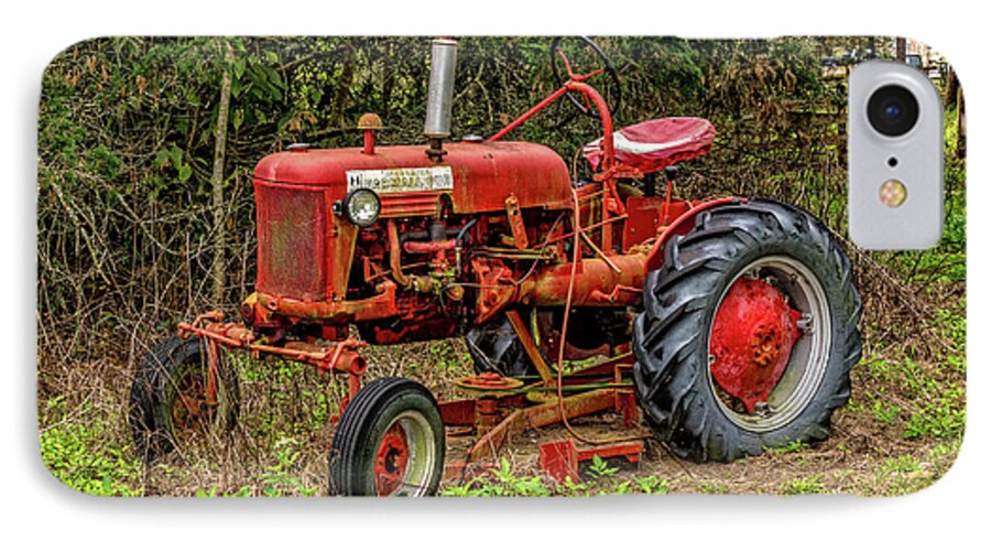 Christopher Holmes Photography iPhone 7 Case featuring the photograph Farmall Cub by Christopher Holmes