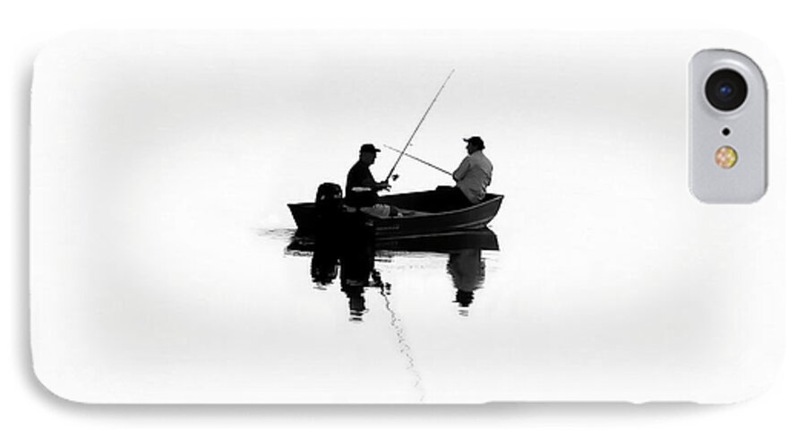 Fine Art Photography iPhone 7 Case featuring the photograph Fishing Buddies by David Lee Thompson