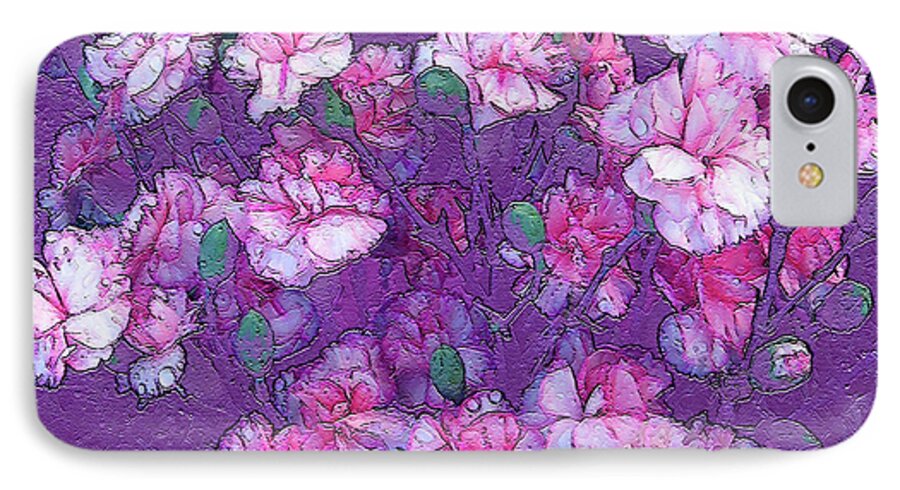 Flowers iPhone 7 Case featuring the photograph Flowers #063 by Barbara Tristan