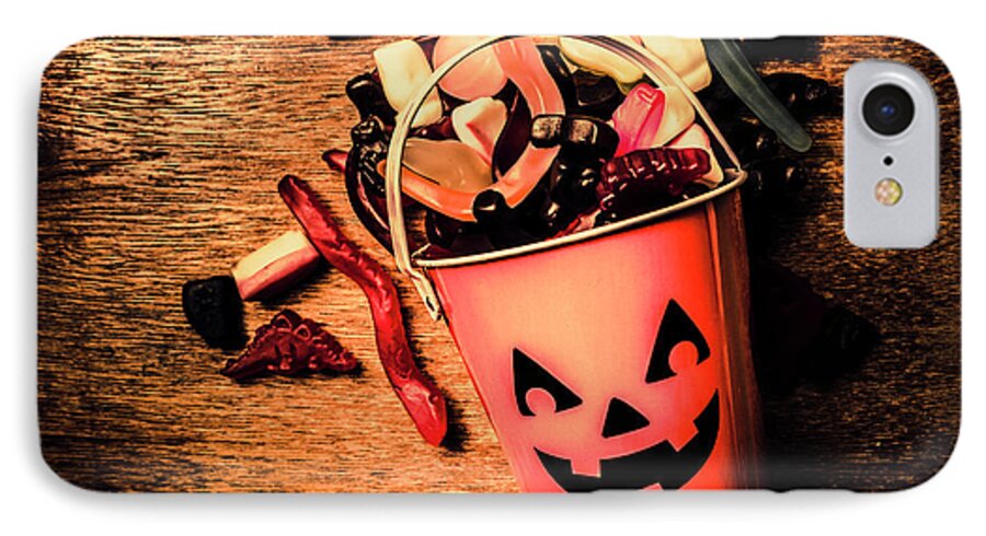 Halloween iPhone 7 Case featuring the photograph Food for the little Halloween spooks by Jorgo Photography