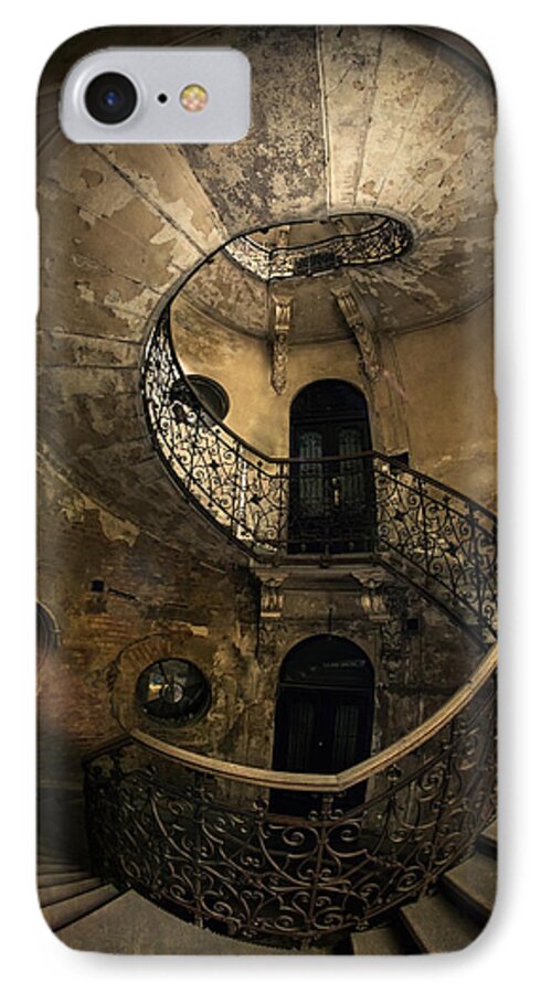 Staircase iPhone 7 Case featuring the photograph Forgotten Staircase by Jaroslaw Blaminsky