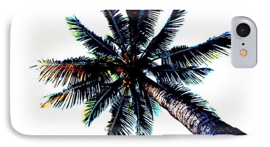 Palm iPhone 7 Case featuring the photograph Frazzled Palm Tree by Lawrence S Richardson Jr