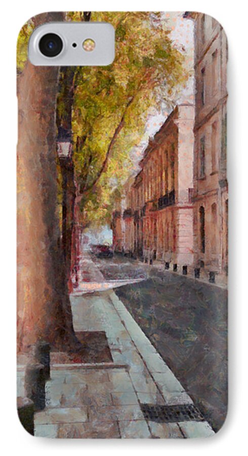 Nimes iPhone 7 Case featuring the photograph French Boulevard by Scott Carruthers