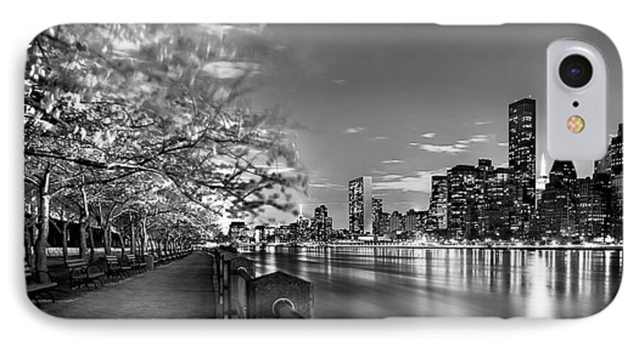 One World Trade Center iPhone 7 Case featuring the photograph Front Row Roosevelt Island by Az Jackson