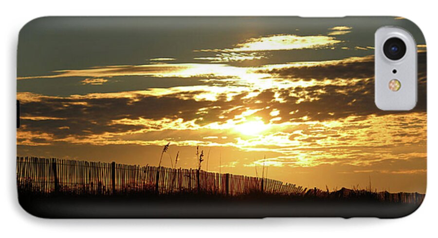 Ocean iPhone 7 Case featuring the photograph Glorious Sunset by Cynthia Guinn