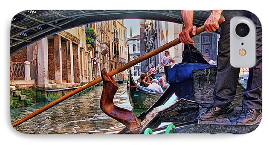 Venice iPhone 7 Case featuring the photograph Gondola 2 by Allen Beatty