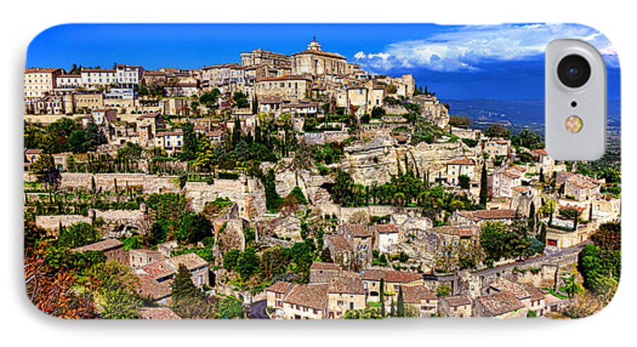 France iPhone 7 Case featuring the photograph Gordes by Olivier Le Queinec