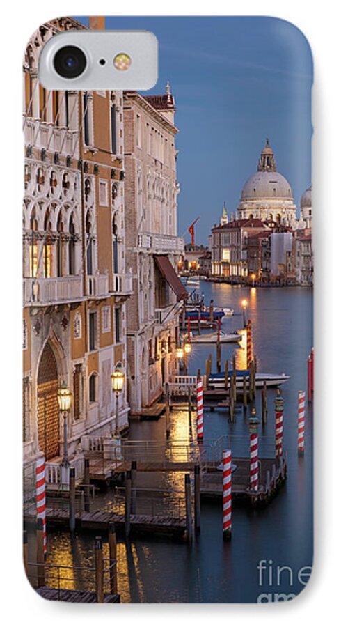 Venice iPhone 7 Case featuring the photograph Grand Canal Twilight II by Brian Jannsen