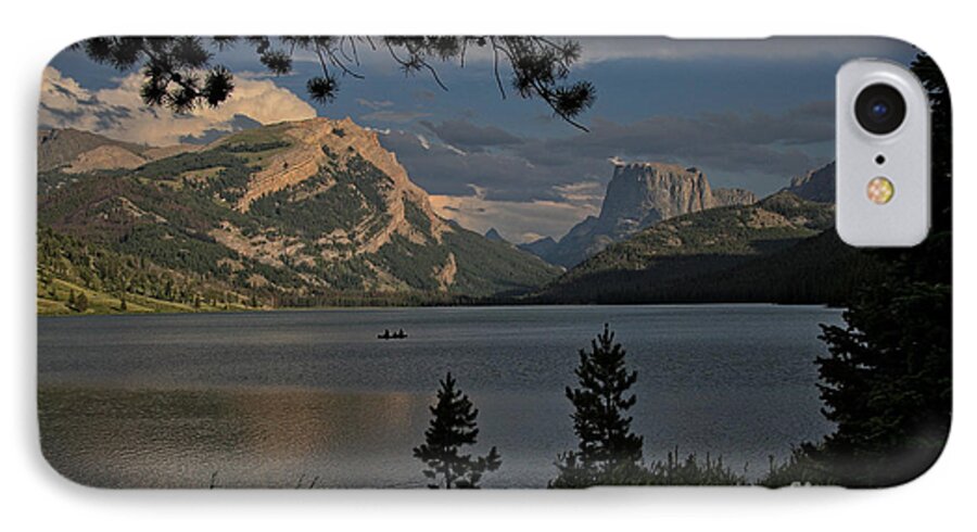 Wyoming iPhone 7 Case featuring the photograph Green River Lake by Ron Chilston