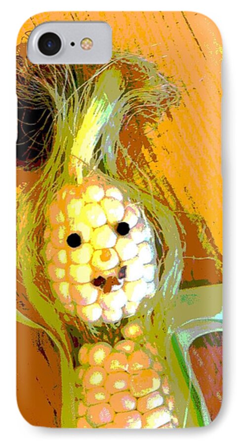 Corn iPhone 7 Case featuring the photograph Happy Days are Here by Sandra Lee Scott
