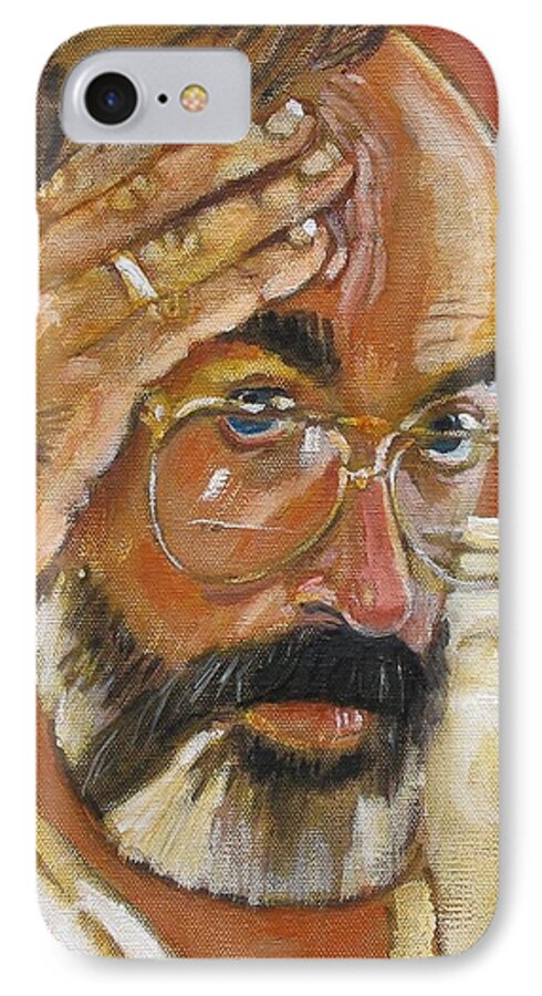 Self Portrait iPhone 7 Case featuring the painting Headshot by Gary Coleman