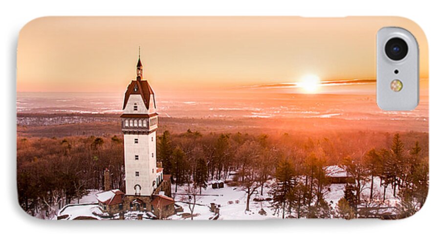 Heublein iPhone 7 Case featuring the photograph Heublein Tower in Simsbury Connecticut by Mike Gearin
