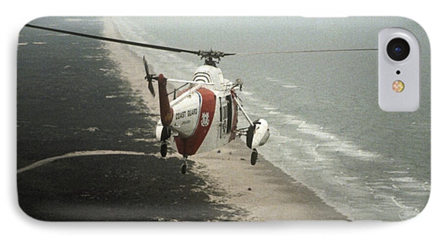 Hh-52a iPhone 7 Case featuring the photograph HH-52A Beach Patrol by Steven Sparks
