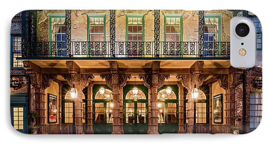 Charleston iPhone 7 Case featuring the photograph Historic Dock Street Theatre by Carl Amoth