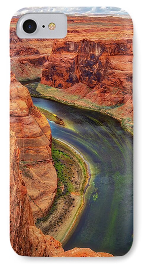 Horseshoe Bend iPhone 7 Case featuring the photograph Horseshoe Bend Arizona - Colorado River #3 by Jennifer Rondinelli Reilly - Fine Art Photography