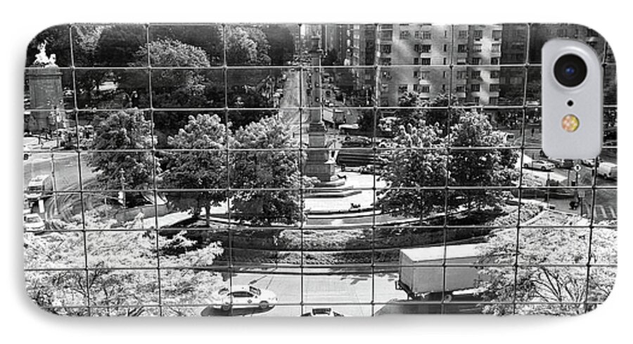 Columbus Circle iPhone 7 Case featuring the photograph Human Zoo by Mitch Cat
