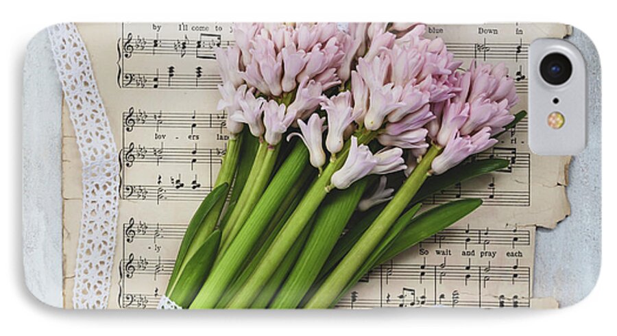 Hyacinth iPhone 7 Case featuring the photograph I Can Hear Music by Kim Hojnacki