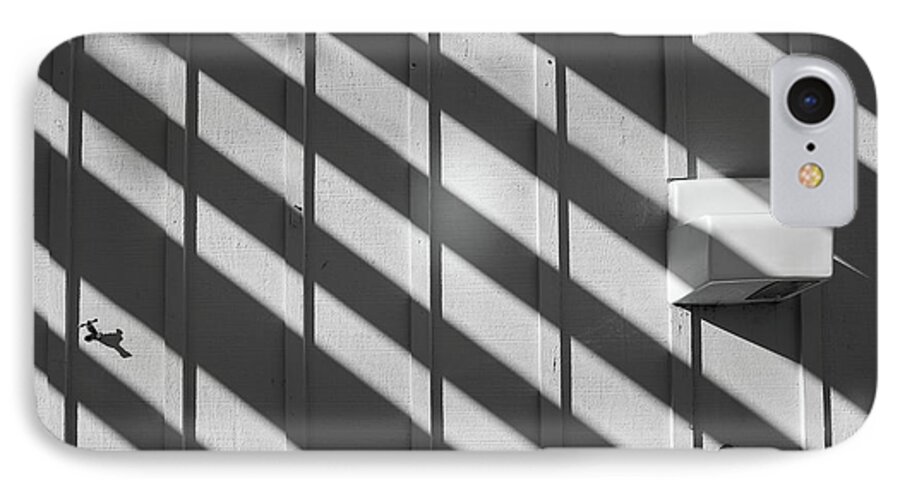 Black And White iPhone 7 Case featuring the photograph In the between by Jingjits Photography