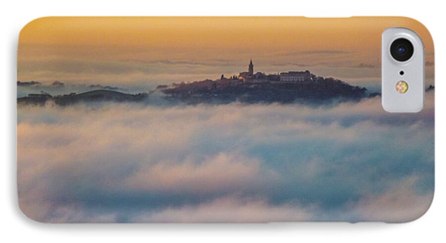 Adornment iPhone 7 Case featuring the photograph In the Mist 3 by Jean Bernard Roussilhe