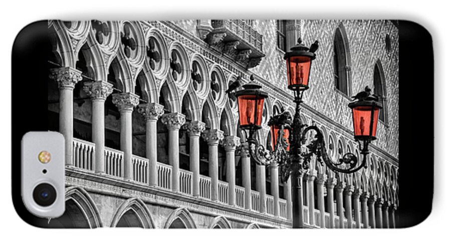 Venice iPhone 7 Case featuring the photograph In The Shadow of The Doges Palace Venice by Carol Japp