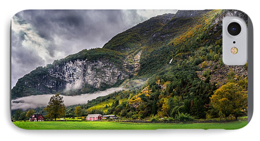 Landscape iPhone 7 Case featuring the photograph In the valley by Dmytro Korol