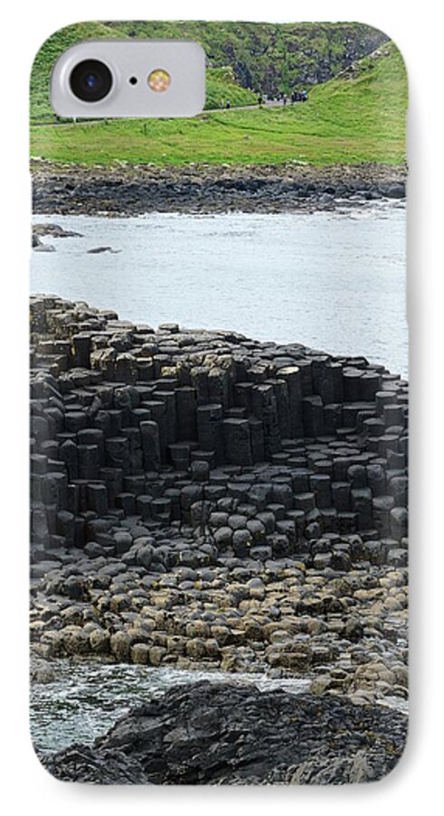 Nterlocking Basalt Columns iPhone 7 Case featuring the photograph Interlocking basalt columns by Matt MacMillan