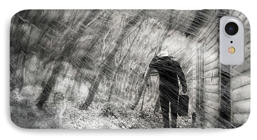People iPhone 7 Case featuring the photograph Into the Storm by Gray Artus