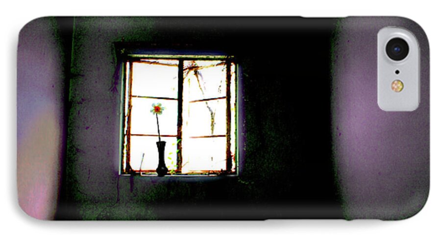 Dark Room iPhone 7 Case featuring the photograph It Was Her Room... by Gray Artus