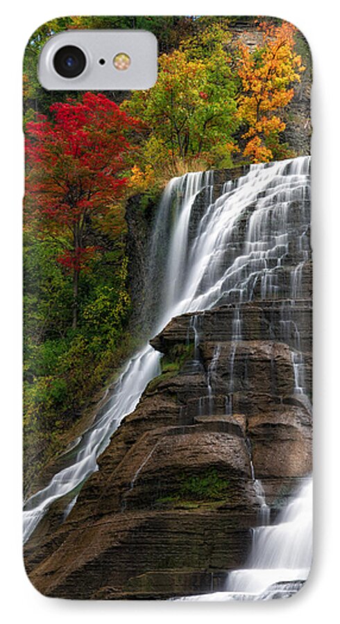 Ithaca Falls iPhone 7 Case featuring the photograph Ithaca Falls by Mark Papke