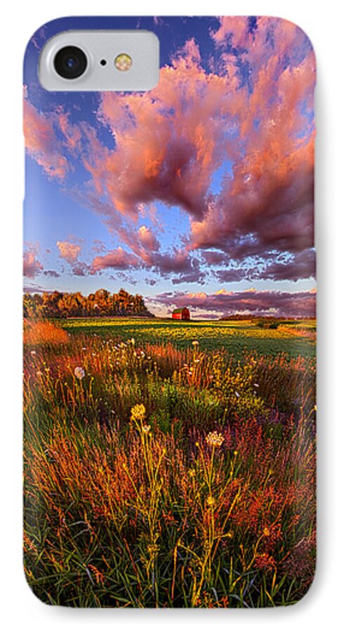 Red iPhone 7 Case featuring the photograph It's Like Going to Heaven with Your Feet Still on the Ground by Phil Koch