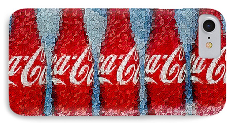 Coke Cola iPhone 7 Case featuring the photograph It's The Real Thing by Susan Candelario