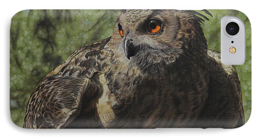 Ivan iPhone 7 Case featuring the painting Ivan by Jennifer Watson