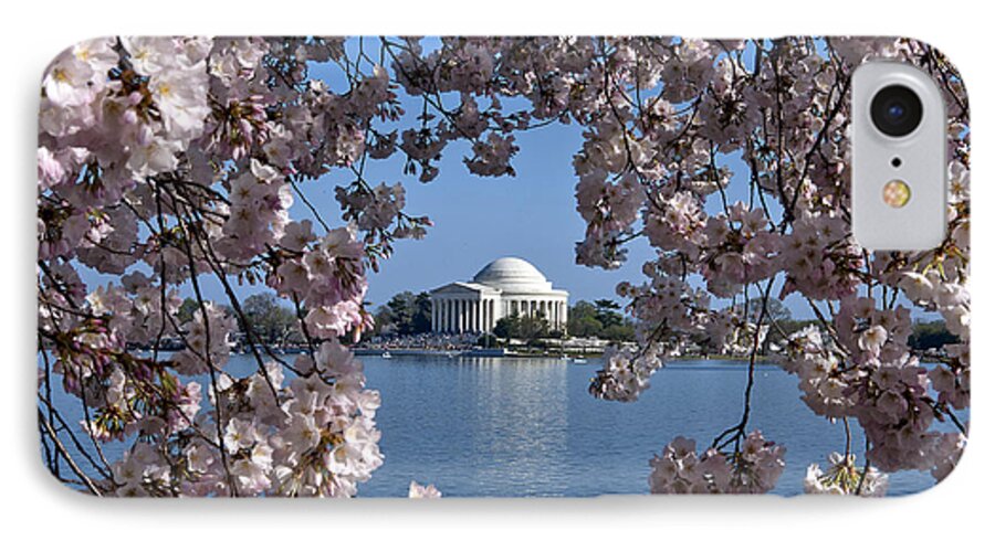 Washington D.c. iPhone 7 Case featuring the photograph Jefferson Memorial on the Tidal Basin DS051 by Gerry Gantt