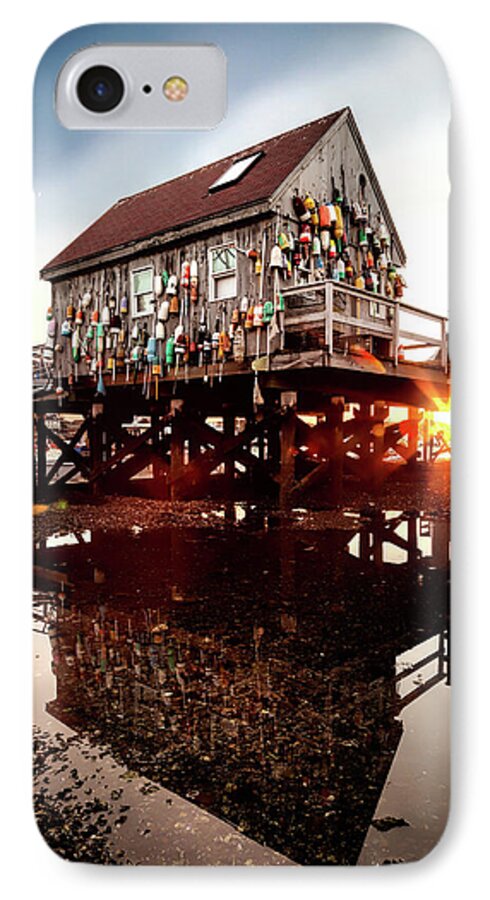 Sunset iPhone 7 Case featuring the photograph Kittery Lobster Shack by David Smith