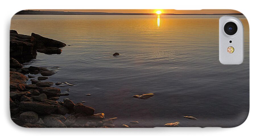 Kansas iPhone 7 Case featuring the photograph Lake Sunset by Rob Graham