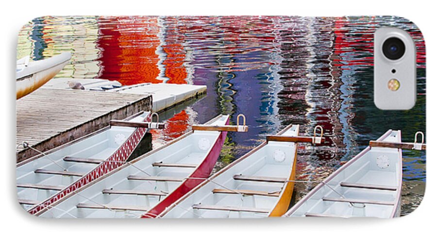 Dragon Boats iPhone 7 Case featuring the photograph Last of the Dragon Boats by Chris Dutton