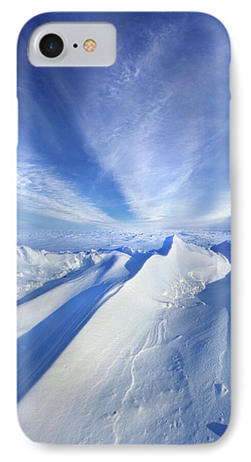 Clouds iPhone 7 Case featuring the photograph Life Below Zero by Phil Koch