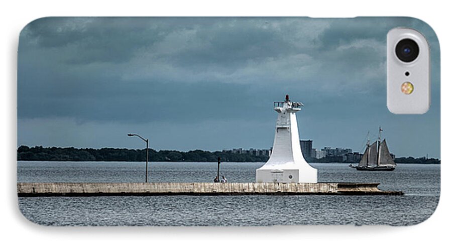 Burlington Bay Canal Lighthouse iPhone 7 Case featuring the photograph Lighthouse by Nick Mares