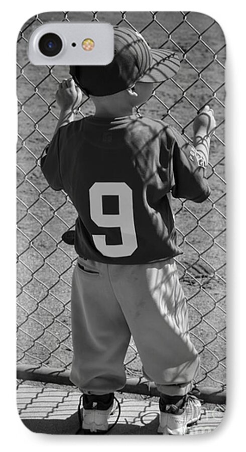 Baseball iPhone 7 Case featuring the photograph Little Brother by Leah McPhail