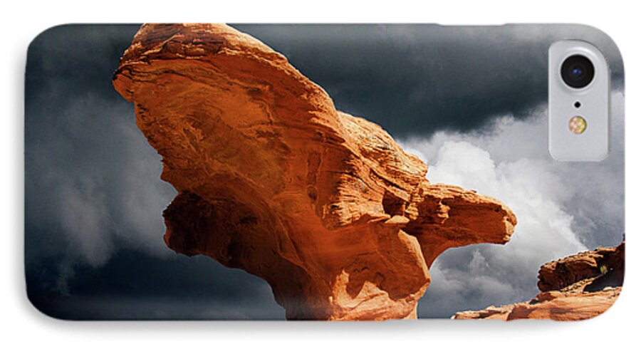 Hoodoo iPhone 7 Case featuring the photograph Little Finland Nevada 8 by Bob Christopher