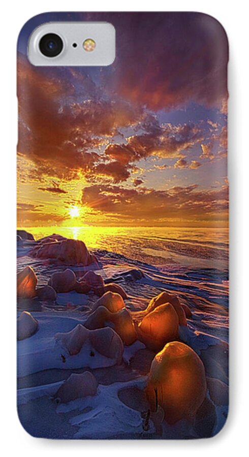 Clouds iPhone 7 Case featuring the photograph Lost Titles, Forgotten Rhymes by Phil Koch