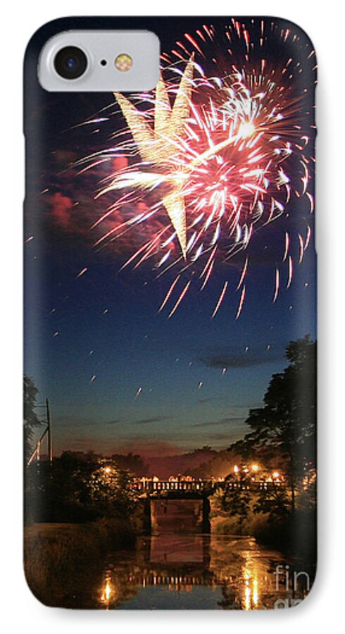 Fourth Of July iPhone 7 Case featuring the photograph Magic in the Sky by Paula Guttilla