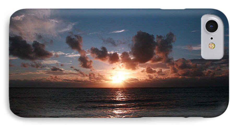 Tropical Sunset iPhone 7 Case featuring the photograph Ma'ili Sunset by Jennifer Bright Burr