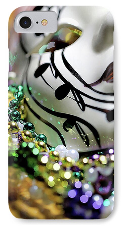 Beads iPhone 7 Case featuring the photograph Mardi Gras I by Trish Mistric