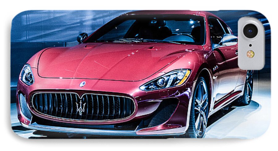 Auto iPhone 7 Case featuring the photograph Maserati by Ronald Grogan