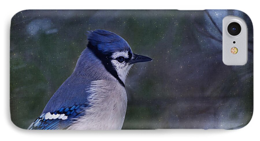 Blue iPhone 7 Case featuring the photograph Me Minus You - Blue by Evelina Kremsdorf