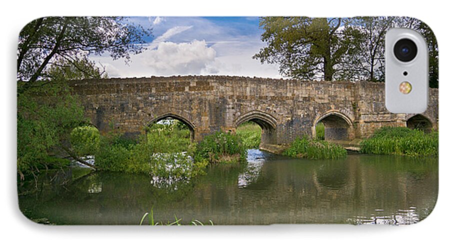 Stone Bridge iPhone 7 Case featuring the photograph Medieval Bridge by Scott Carruthers