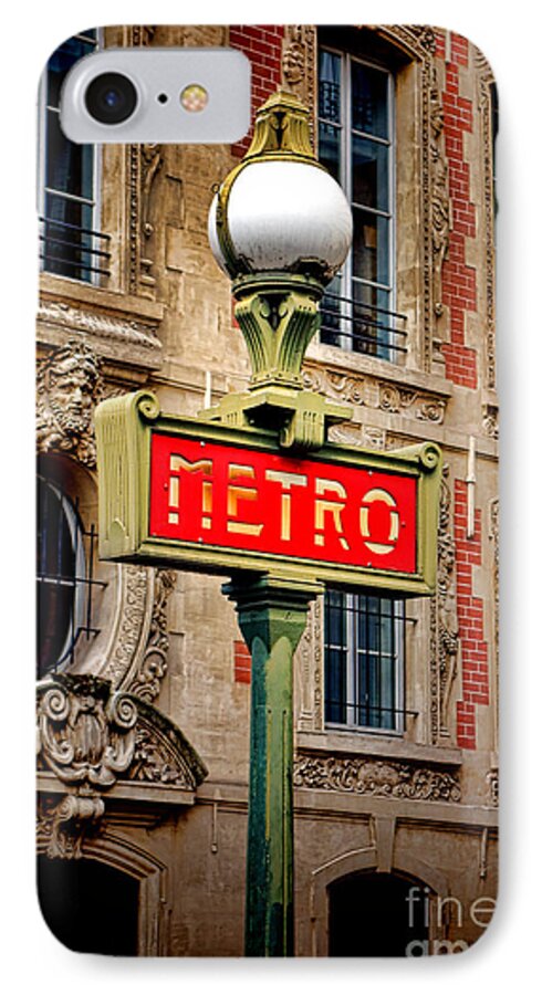 Metro iPhone 7 Case featuring the photograph Metro by Olivier Le Queinec